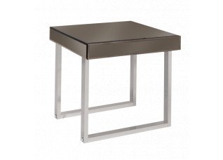 Mesa Lateral Espelho Bronze 